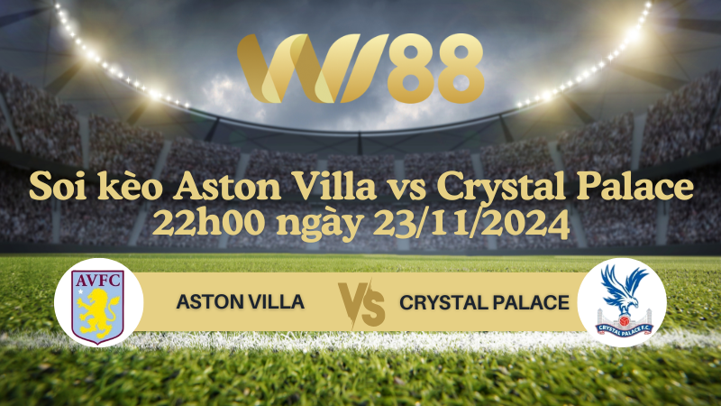 Soi kèo Aston Villa vs Crystal Palace 22h00 ngày 23/11/2024 - Ngoại Hạng Anh