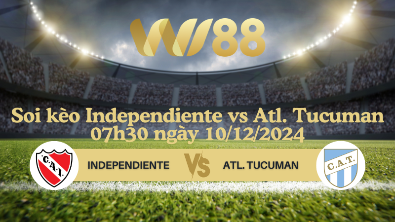 Soi kèo Independiente vs Atl. Tucuman 07h30 ngày 10/12/2024 - VĐQG Argentina