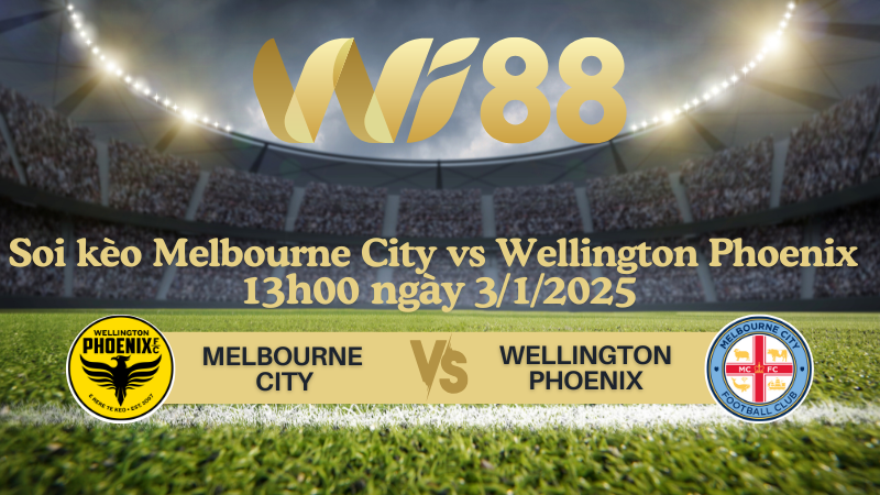 Soi kèo Melbourne City vs Wellington Phoenix 13h00 ngày 3/1/2025 - VĐQG Úc