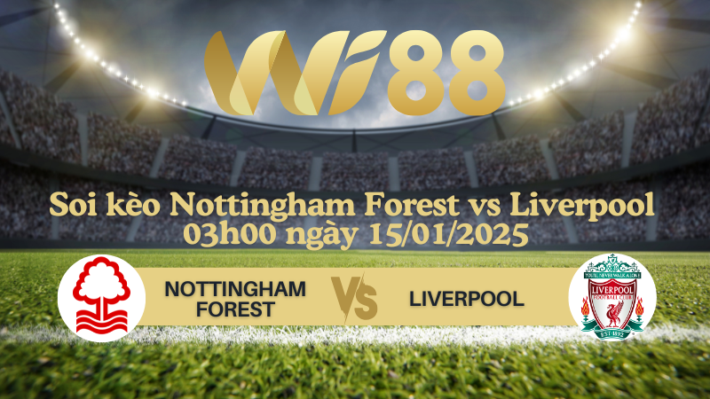Soi kèo Nottingham Forest vs Liverpool 03h00 ngày 15/01/2025 - Ngoại Hạng Anh