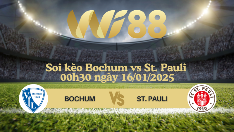 Soi kèo Bochum vs St.Pauli 00h30 ngày 16/01/2025 - Bundesliga