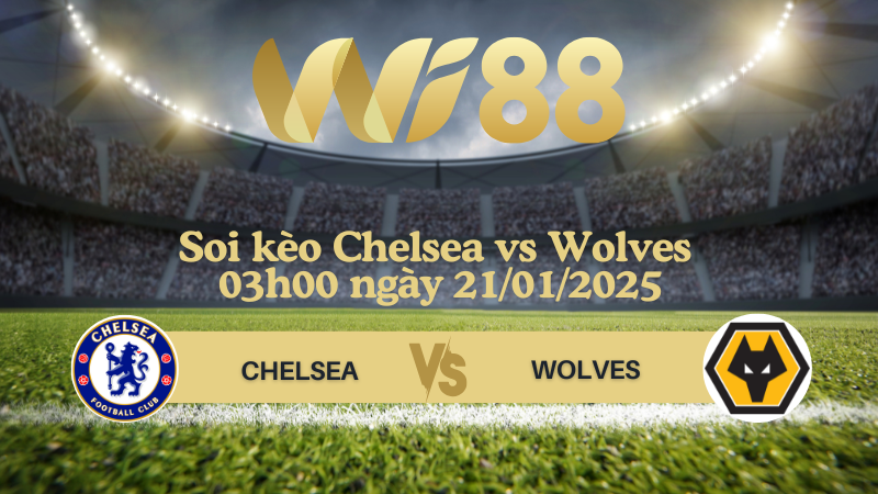 Soi kèo Chelsea vs Wolves 03h00 ngày 21/01/2025 - Ngoại Hạng Anh