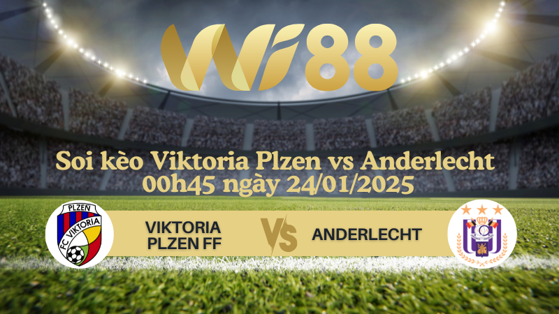Soi kèo Viktoria Plzen vs Anderlecht 00h45 ngày 24/01/2025 - Europa League