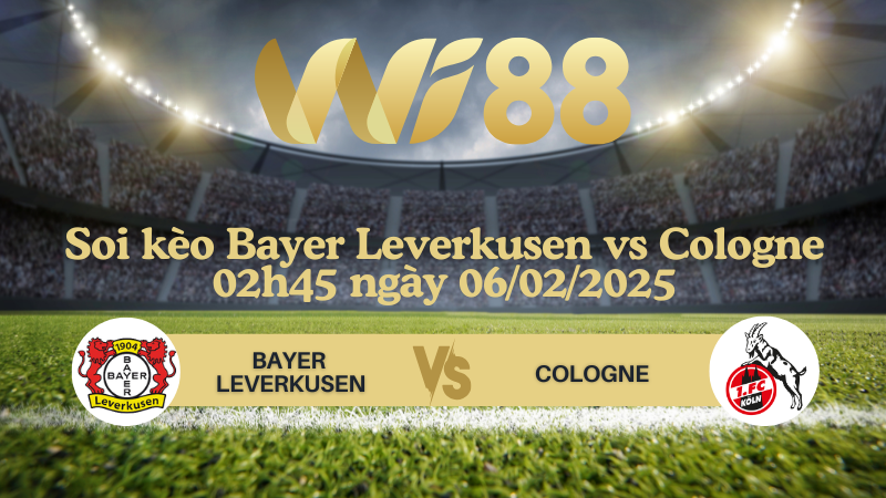Soi kèo Bayer Leverkusen vs Cologne 02h45 ngày 06/02/2025 - Cúp DFB Đức