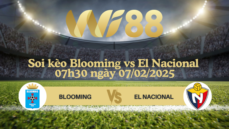Soi kèo Blooming vs El Nacional 07h30 ngày 07/02/2025 - Copa Libertadores