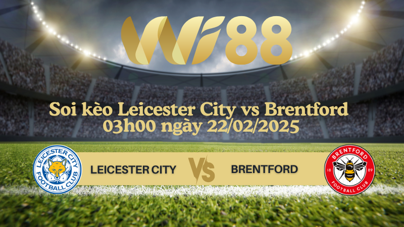 Soi kèo Leicester City vs Brentford 03h00 ngày 22/02/2025 - Ngoại Hạng Anh