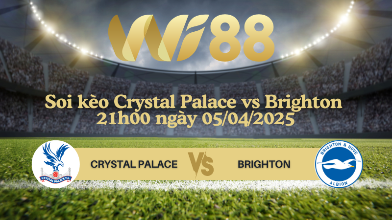 Soi kèo Crystal Palace vs Brighton 21h00 ngày 05/04/2025 - Ngoại hạng Anh