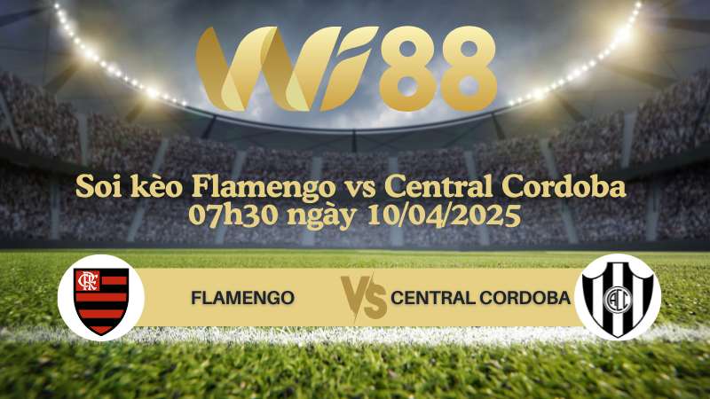 Soi kèo Flamengo vs Central Cordoba 07h30 ngày 10/04/2025 - Copa Libertadores