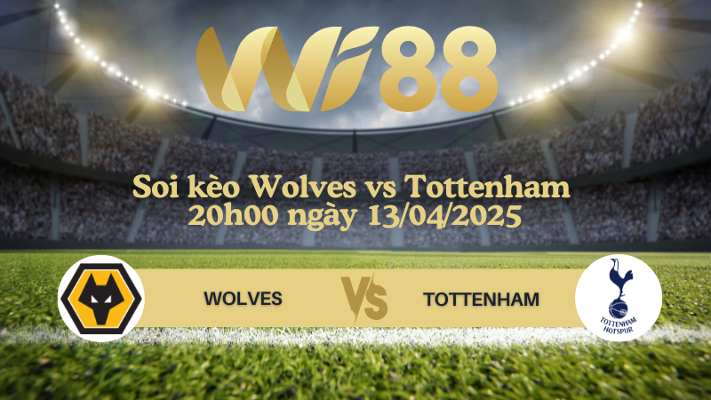 Soi kèo Wolves vs Tottenham 20h00 ngày 13/04/2025 - Ngoại hạng Anh