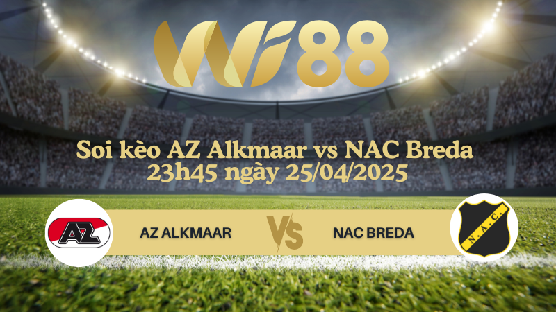 Soi kèo AZ Alkmaar vs NAC Breda 23h45 ngày 25/04/2025 - VĐQG Hà Lan