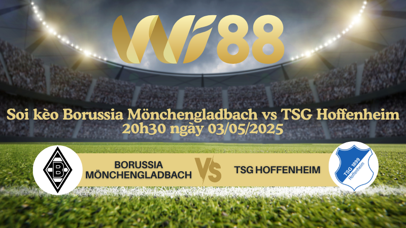 Soi kèo Borussia Mönchengladbach vs TSG Hoffenheim 20h30 ngày 03/05/2025 - Bundesliga
