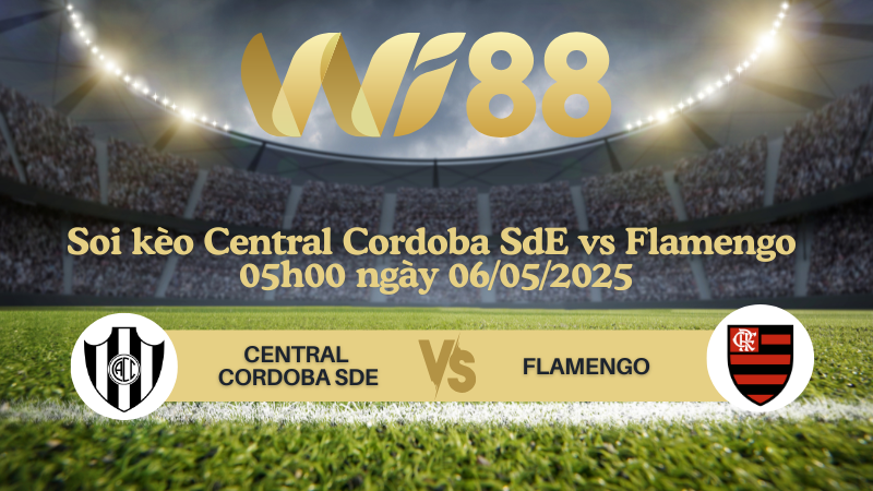 Soi kèo Central Cordoba SdE vs Flamengo 05h00 ngày 06/05/2025 - Copa Libertadores
