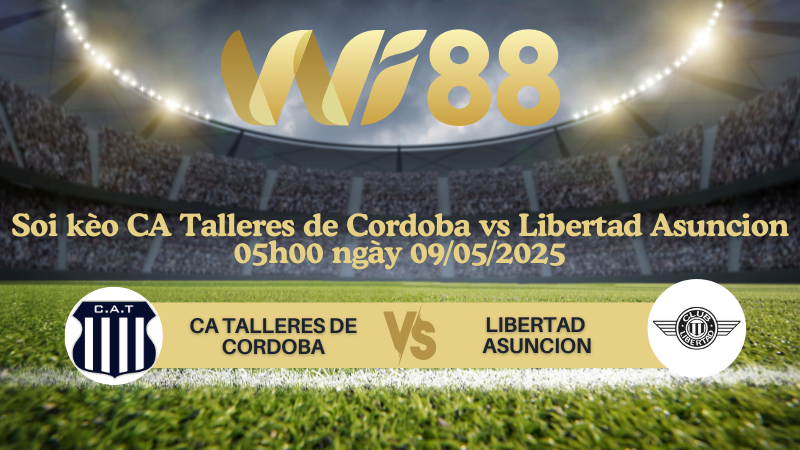 Soi kèo CA Talleres de Cordoba vs Libertad Asuncion 05h00 ngày 09/05/2025 - Copa Libertadores