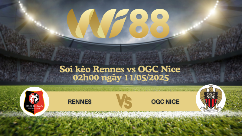 Soi kèo Rennes vs OGC Nice 02h00 ngày 11/05/2025 - Ligue 1