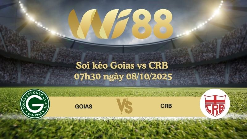 Soi kèo Goias vs CRB 07h30 ngày 08/10/2025 - Serie B Brazil