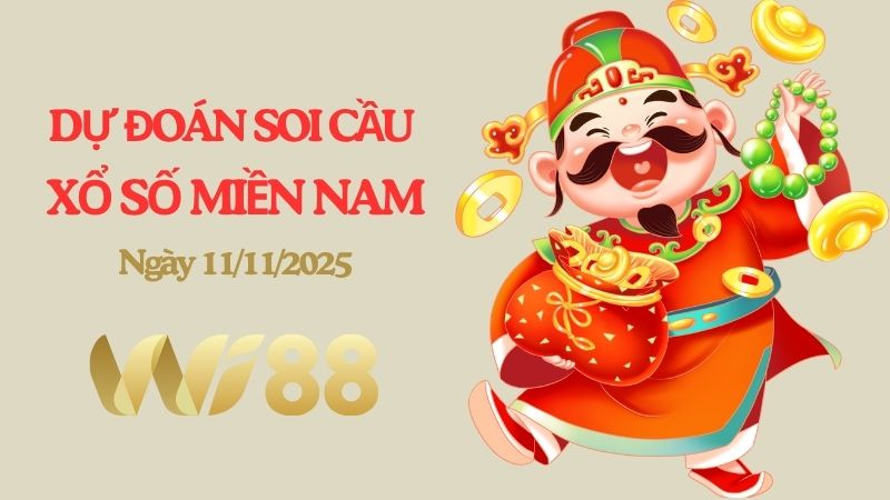 Soi cầu xổ số miền Nam hôm nay ngày 11/11/2025