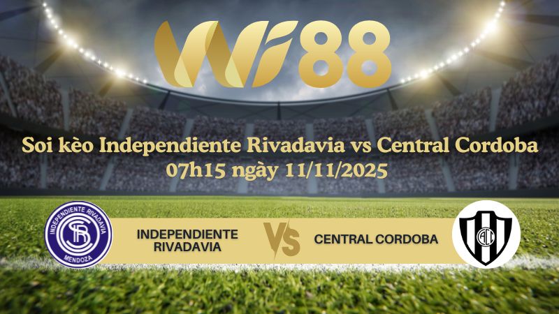 Soi kèo Independiente Rivadavia vs Central Cordoba 07h15 ngày 11/11/2025